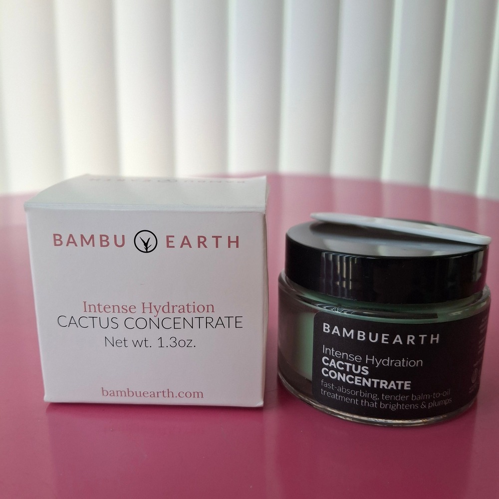 Bambu Earth Intense Hydration Cactus Concentrate 1.3 oz Waterless Pressed Serum